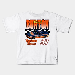 Ward Burton Hardee's Retro Nascar Design Kids T-Shirt